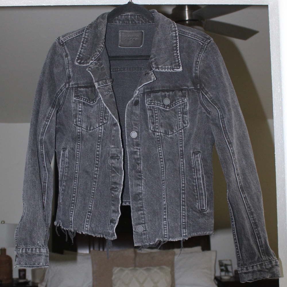 BLANK NYC BLACK DENIM JACKET